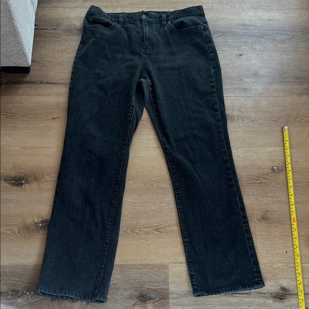 LRL Ralph Lauren Black Jeans Size 10